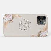 Mevrouw pampas droogde botanische, stijlvolle brui Case-Mate iPhone case (Achterkant (horizontaal))