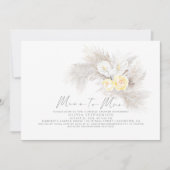 Mevrouw Pampas Grass Floral Vrijgezellenfeest Kaart (Voorkant)