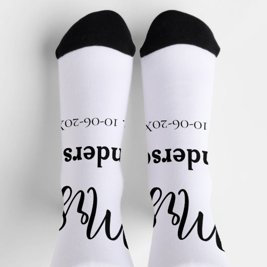 Mevrouw pasgetrouwde vrouw bruid naam datum jaar e sokken (Top)