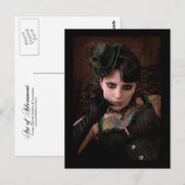 Mevrouw Peacock - Ansichtkaart Briefkaart (Voorkant / Achterkant)