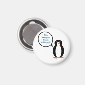 Mevrouw Penguin zegt dat de tarieven rond zijn Magneet (Voorkant / Achterkant)