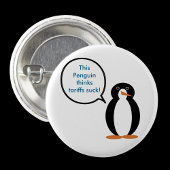 Mevrouw Penguin zegt dat de tarieven zuigen Ronde Button 3,2 Cm
