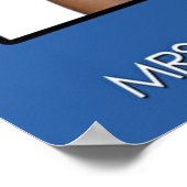 mevrouw Pennsylvania Galaxy 2002 - Blauw Poster (Hoek)