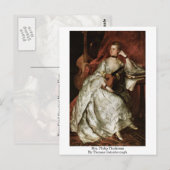 Mevrouw Philip Thdikte door Thomas Gainsborough Briefkaart (Voorkant / Achterkant)