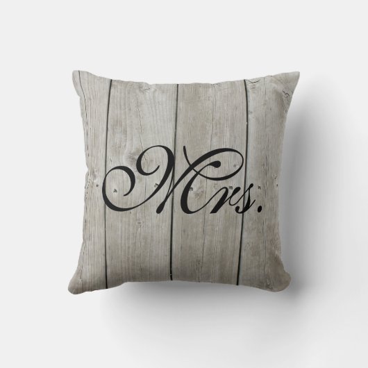 Mevrouw Pillow op het bestuur van Barn Kussen (Achterkant)