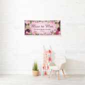 Mevrouw  Pink Paars Vrijgezellenfeest Ban Spandoek (Insitu)