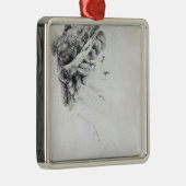 Mevrouw Piozzi Metalen Ornament (Rechts)