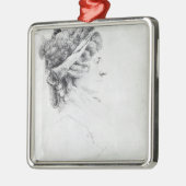 Mevrouw Piozzi Metalen Ornament (Links)