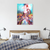 MEVROUW POMPADOUR CANVAS AFDRUK (Insitu (Slaapkamer))