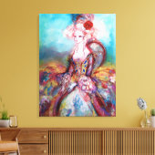 MEVROUW POMPADOUR CANVAS AFDRUK (Insitu (Woonkamer))