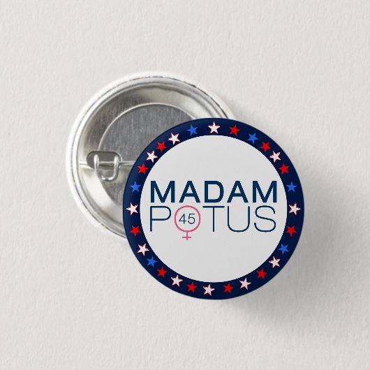 Mevrouw POTUS Presidentsverkiezingen 2016 Ronde Button 3,2 Cm (Voorkant /achterkant)
