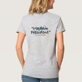 Mevrouw President 2020 Grijs T-shirt (Achterkant)