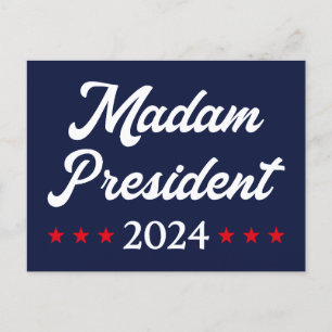 Mevrouw President 2024 I - Kamala Harris Briefkaart