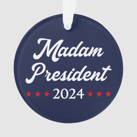 Mevrouw President 2024 I - Kamala Harris Ornament (voorkant)