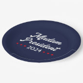 Mevrouw President 2024 I - Kamala Harris Papieren Bordje (Gekanteld)