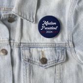 Mevrouw President 2024 I - Kamala Harris Ronde Button 5,7 Cm (In situ)