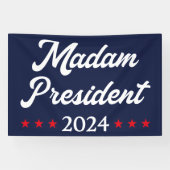 Mevrouw President 2024 I - Kamala Harris Spandoek (Horizontaal)