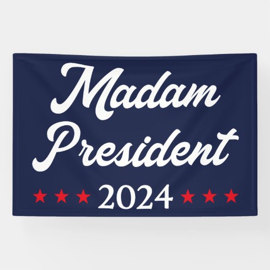 Mevrouw President 2024 I - Kamala Harris Spandoek (Horizontaal)