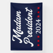 Mevrouw President 2024 I - Kamala Harris Spandoek (Verticaal)