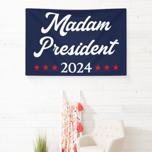 Mevrouw President 2024 I - Kamala Harris Spandoek (Insitu)