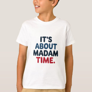 Mevrouw President 2024 Verkiezing Stem Democratisc T-shirt