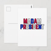 Mevrouw President Briefkaart (Voorkant / Achterkant)