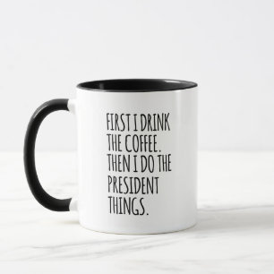 Mevrouw President, Grappig Cadeau Voor Nieuwe Pres Mok