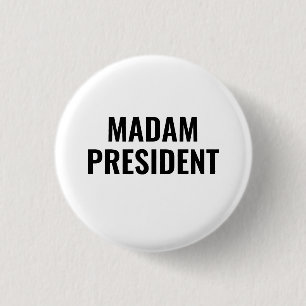 Mevrouw President Harris 2024 Ronde Button 3,2 Cm