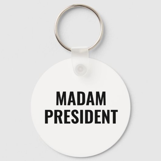 Mevrouw President Harris 2024 Sleutelhanger (Voorkant)