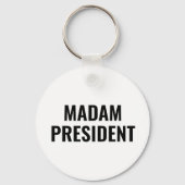 Mevrouw President Harris 2024 Sleutelhanger (Achterkant)