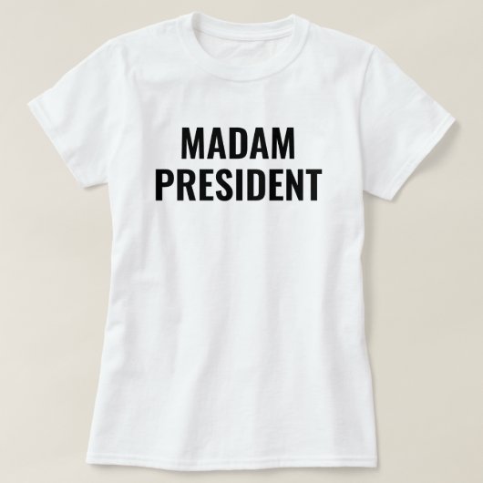Mevrouw President Harris 2024 T-shirt (Design voorkant)
