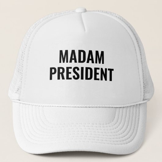 Mevrouw President Harris 2024 Trucker Pet (Voorkant)