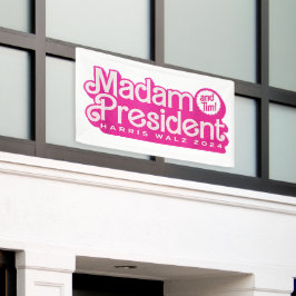 Mevrouw President | Harris Walz Spandoek