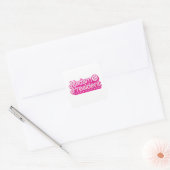 Mevrouw President | Harris Walz Vierkante Sticker (Envelop)