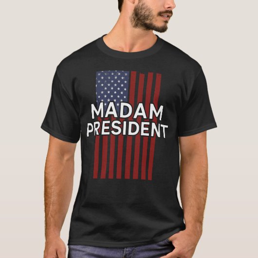 Mevrouw President Kalama Harris T-shirt (Voorkant)