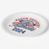 Mevrouw President Kamala Harris 2024 Papieren Bordje (Gekanteld)