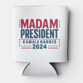Mevrouw President Kamala Harris 2024 Vote Democraa Blikjeskoeler (Voorkant)