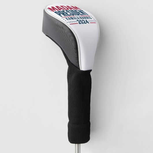 Mevrouw President Kamala Harris 2024 Vote Democraa Golfheadcover (Schuin)