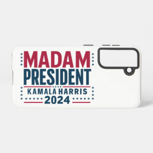 Mevrouw President Kamala Harris 2024 Vote Democraa Samsung Galaxy Hoesje