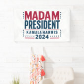 Mevrouw President Kamala Harris 2024 Vote Democraa Spandoek (Insitu)