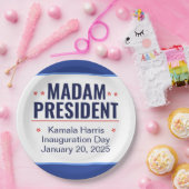 Mevrouw President Kamala Harris Inhuldiging Papieren Bordje (Feest)