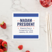 Mevrouw President Kamala Harris Inhuldiging Servet (Insitu)