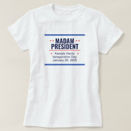 Mevrouw President Kamala Harris Inhuldiging T-shirt