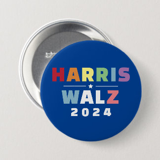 MEVROUW PRESIDENT KAMALA HARRIS WALZ 2024 RONDE BUTTON 7,6 CM