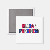 Mevrouw President Magneet (Voorkant / Achterkant)