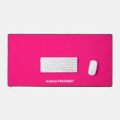 Mevrouw president moderne gewaagde typografie hot  bureaumat (Keyboard & Muis)
