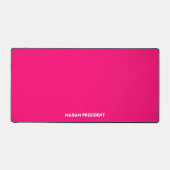 Mevrouw president moderne gewaagde typografie hot  bureaumat (Voorkant)