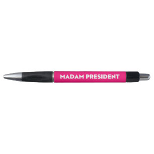 Mevrouw President moderne gewaagde typografie hot  Pen