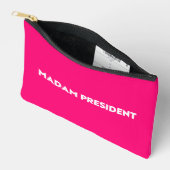 Mevrouw President moderne typografie hot pink Etui (Open)
