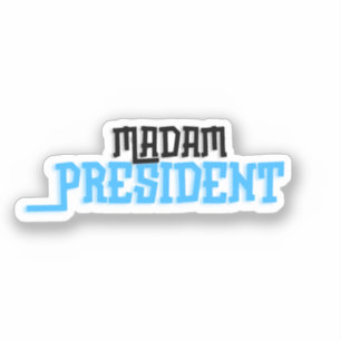 Mevrouw President Sticker